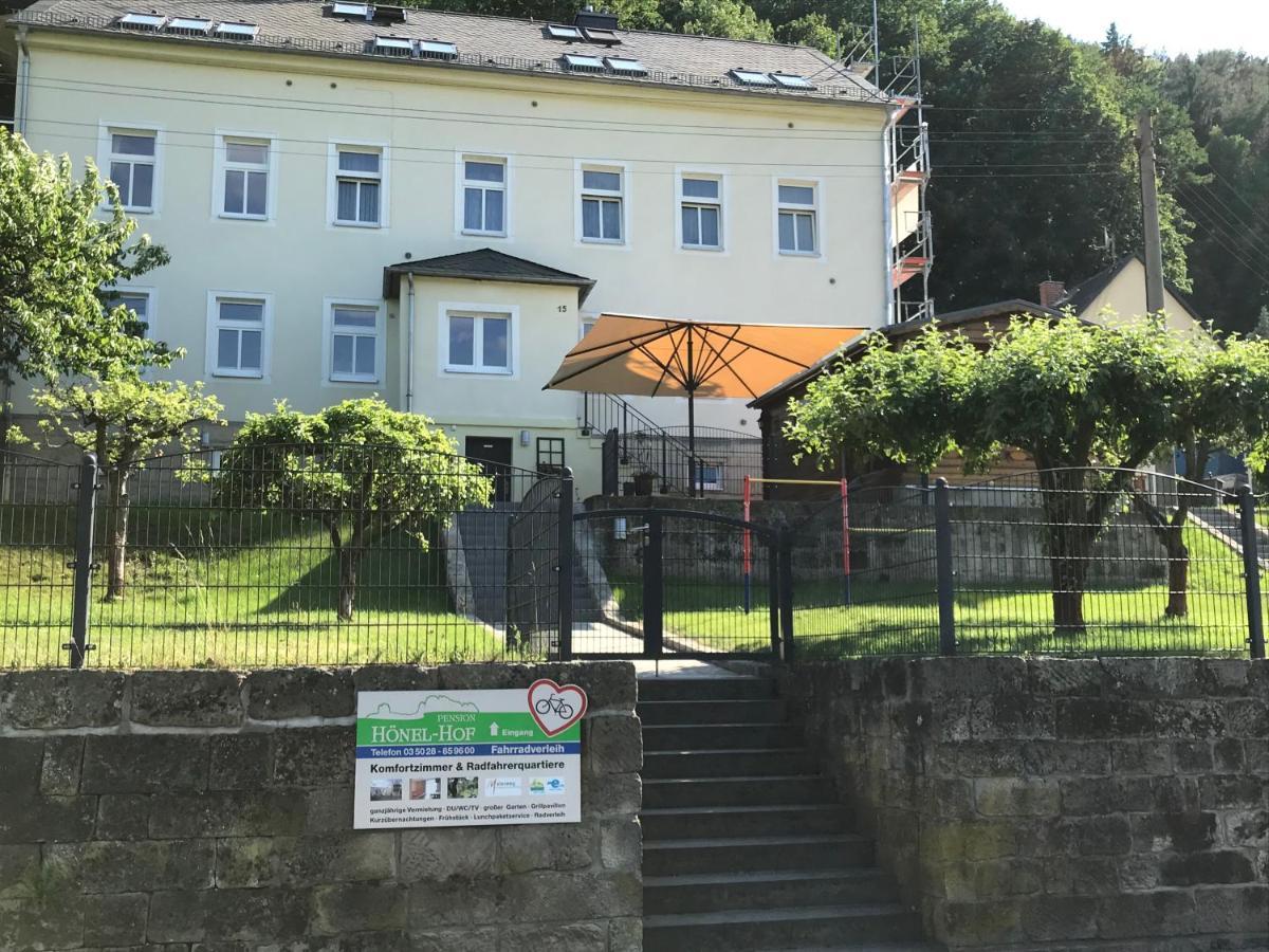 Pension Hoenel-Hof Бад Шандау Екстериор снимка