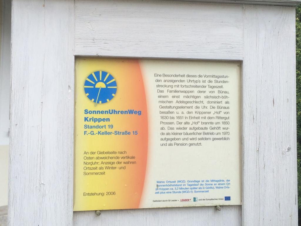 Pension Hoenel-Hof Бад Шандау Екстериор снимка
